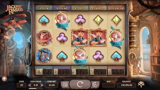 Jackpot Raiders สล็อตค่ายเกม Yggdrasil Game