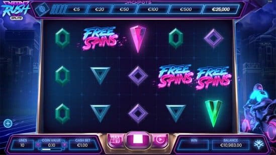 Neon Rush สล็อตค่ายเกม Yggdrasil SLOT ทางเข้า SLOTXO ฟรีเครดิต