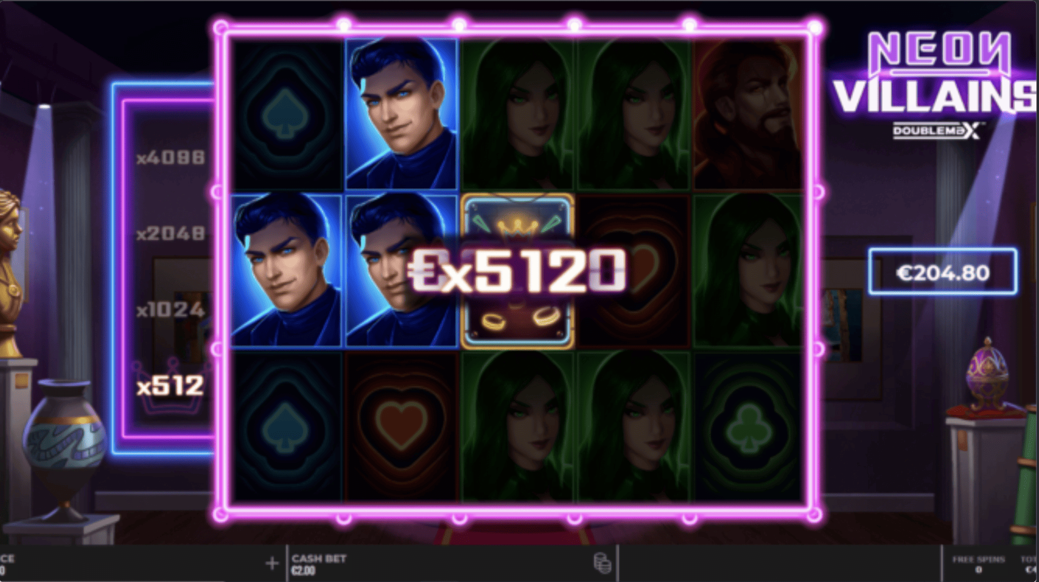 Neon Villains DoubleMax สล็อตค่ายเกม Yggdrasil SLOT ทางเข้า SLOTXO ฟรีเครดิต