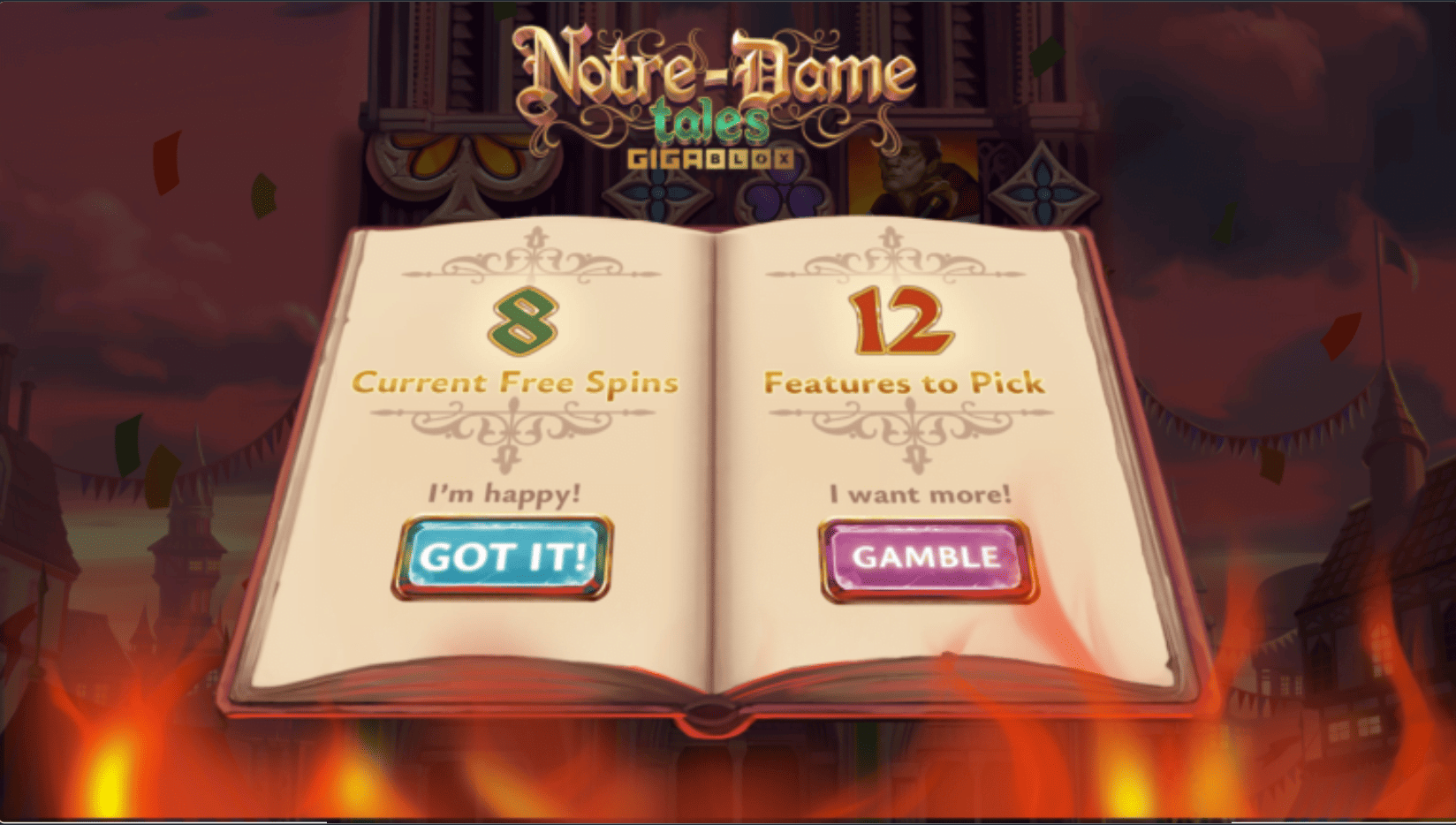 Notre-Dame Tales GigaBlox สล็อตค่ายเกม Yggdrasil Game ส่งตรงจาก SLOTXO247