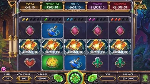 Ozwin's Jackpots สล็อตค่ายเกม Yggdrasil SLOT ทางเข้า SLOTXO ฟรีเครดิต