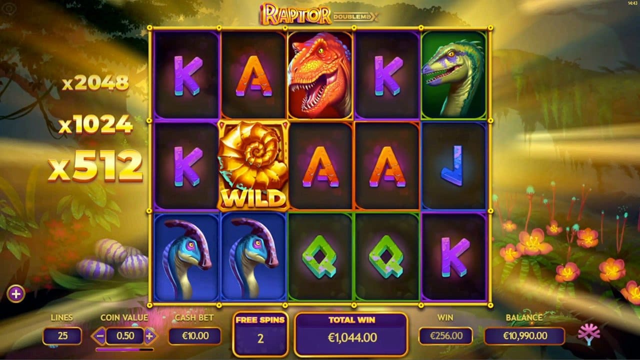 Raptor DoubleMax สล็อตค่ายเกม Yggdrasil Game สล็อตแตกง่าย SLOTXO247