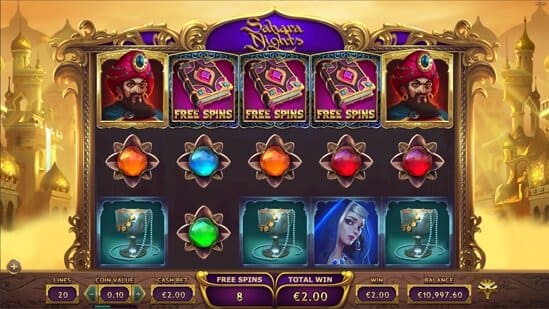 Sahara Nights สล็อตค่ายเกม Yggdrasil Game สล็อตแตกง่าย SLOTXO247