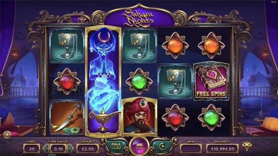 Sahara Nights สล็อตค่ายเกม Yggdrasil SLOT ทางเข้า SLOTXO ฟรีเครดิต