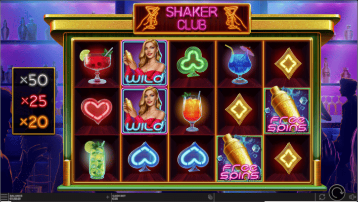 Shaker Club สล็อตค่ายเกม Yggdrasil SLOT ทางเข้า SLOTXO ฟรีเครดิต