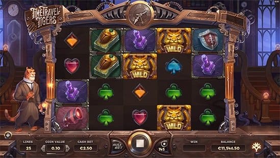 Time Travel Tigers สล็อตค่ายเกม Yggdrasil SLOT ทางเข้า SLOTXO ฟรีเครดิต