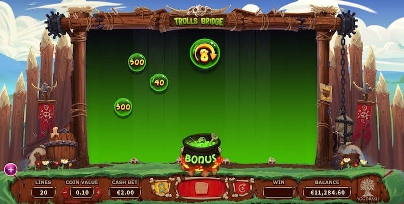 Trolls Bridge สล็อตแตกง่าย Yggdrasil Game เข้าสู่ระบบ