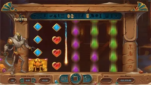 Tut's Twister สล็อตค่ายเกม Yggdrasil Gaming เว็บสล็อต XOSLOT เครดิตฟรี