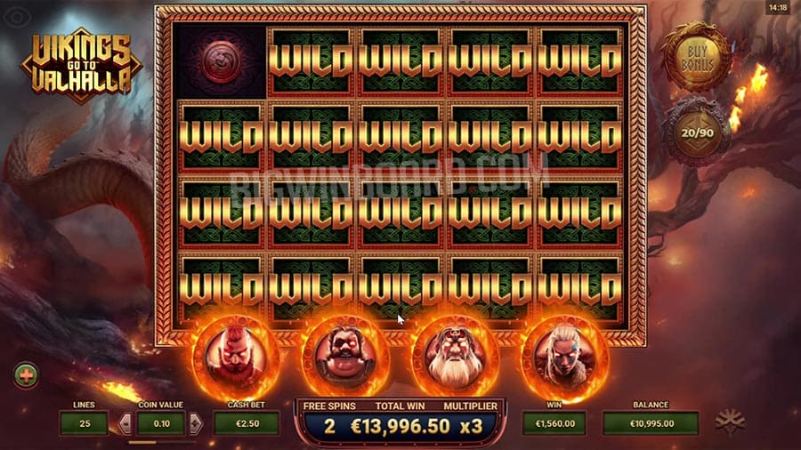 Vikings Go To Valhalla สล็อตค่ายเกม Yggdrasil SLOT ทางเข้า SLOTXO ฟรีเครดิต