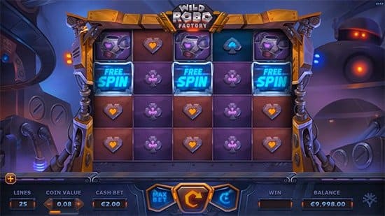Wild Robo Factory สล็อตค่ายเกม Yggdrasil Game ส่งตรงจาก SLOTXO247