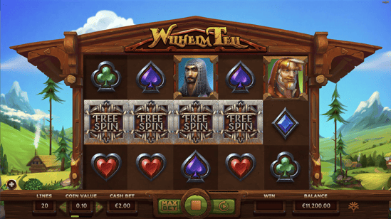 Wilhelm Tell สล็อตค่ายเกม Yggdrasil SLOT ทางเข้า SLOTXO ฟรีเครดิต