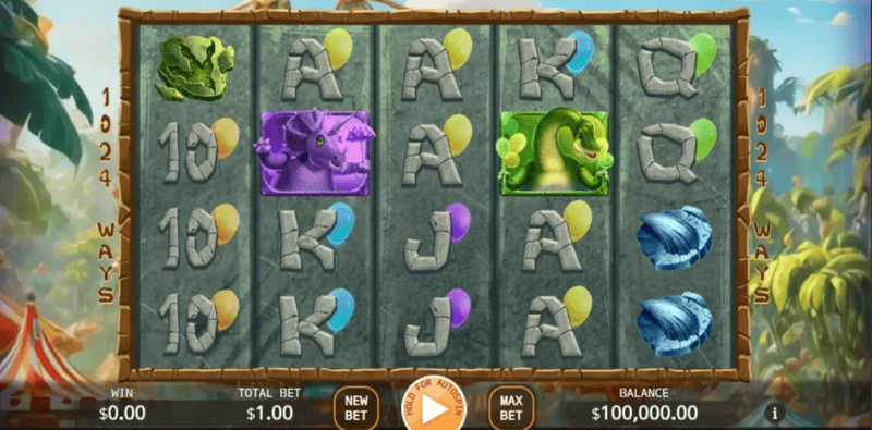 Dinosaur Carnival สล็อตค่าย KA GAMING slotxo247 ทดลองเล่น