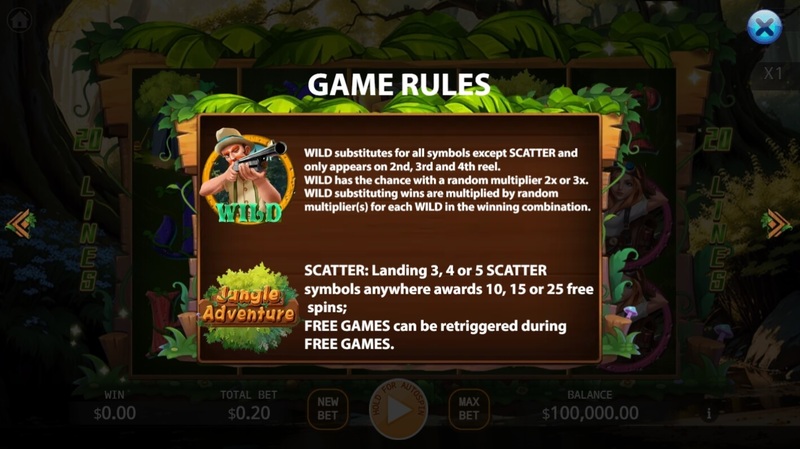 Jungle Adventure สล็อตค่ายเกม KA GAMING ส่งตรงจาก SLOTXO247