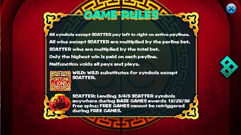 Fortune Lions สล็อตค่าย KA GAMING slotxo247 ทดลองเล่น