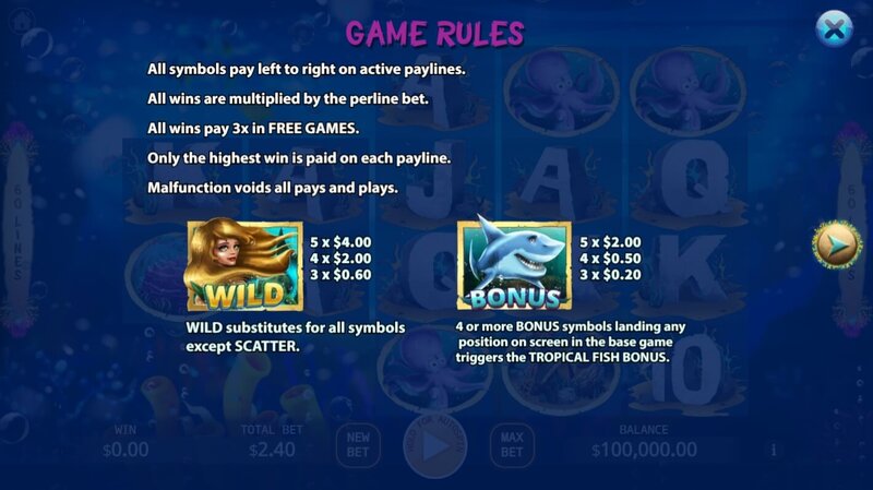 Mermaid Seas สล็อตค่าย KA GAMING slotxo247 ทดลองเล่น