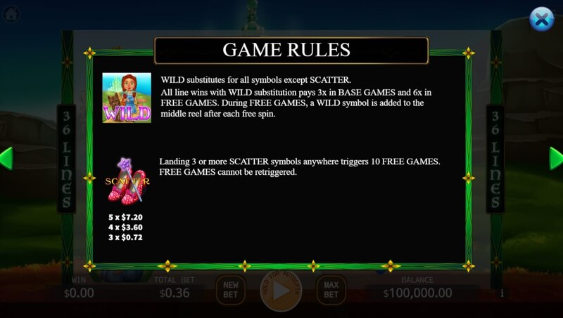 The Wizard of Oz สล็อตค่ายเกม KA GAMING ส่งตรงจาก SLOTXO247