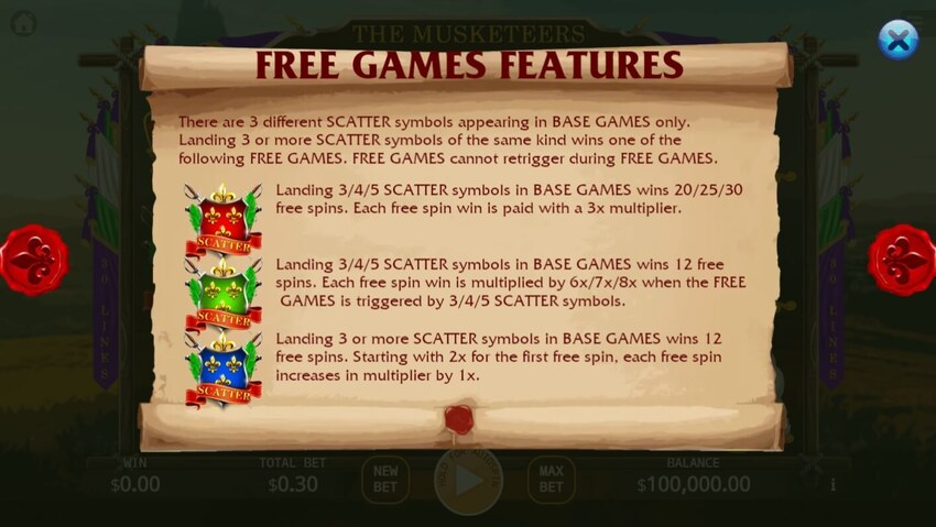 Musketeers สล็อตค่าย KA GAMING slotxo247 ทดลองเล่น
