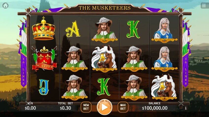 Musketeers สล็อตค่ายเกม KA GAMING ส่งตรงจาก SLOTXO247