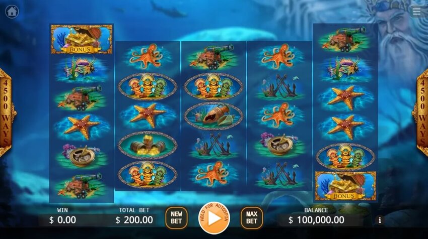 Poseidon's Treasure สล็อตค่ายเกม KA GAMING ส่งตรงจาก SLOTXO247