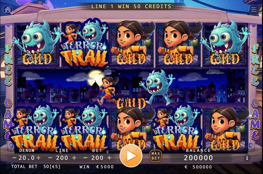 Terror Trail สล็อตค่าย KA GAMING slotxo247 ทดลองเล่น