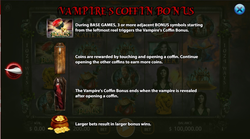 Vampire's Tale สล็อตแตกง่าย KA GAMING slotxo247 ฝาก ถอน