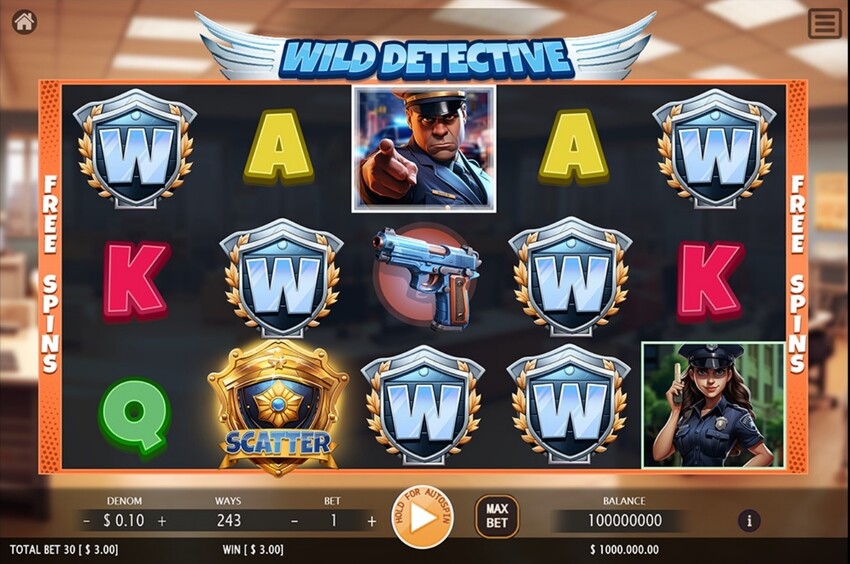 Wild Detective สล็อตค่ายเกม KA GAMING ส่งตรงจาก SLOTXO247
