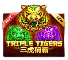 Triple Tigers สล็อต XO ธีมเสือสามตัวสุดคลาสสิก ลุ้นเงินแสนทุกวัน