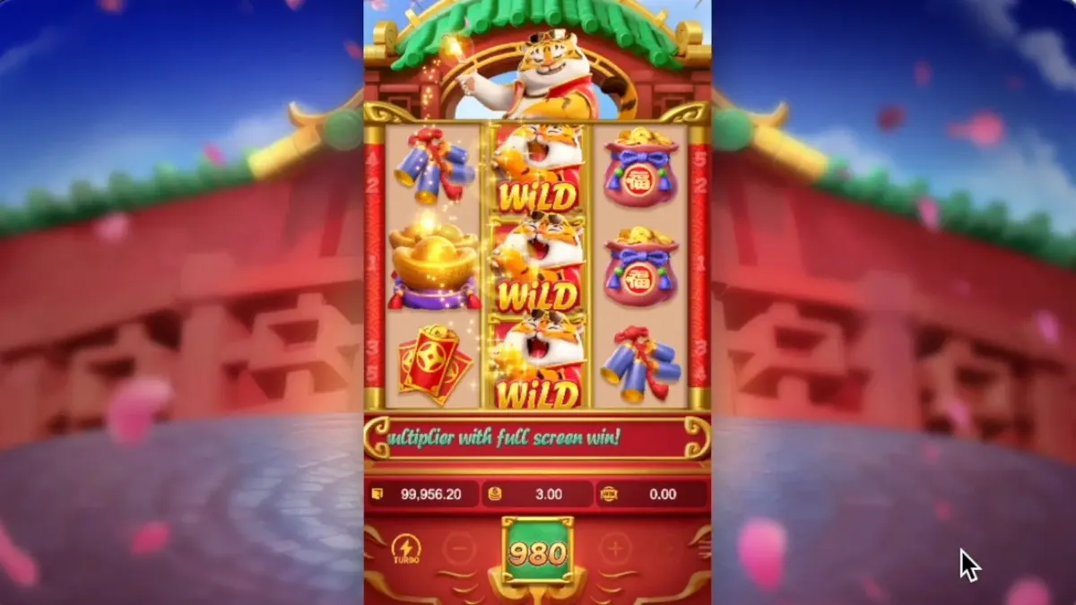 Fortune Tiger PGSLOT หน้าจอเกมแนวตั้งบนมือถือ