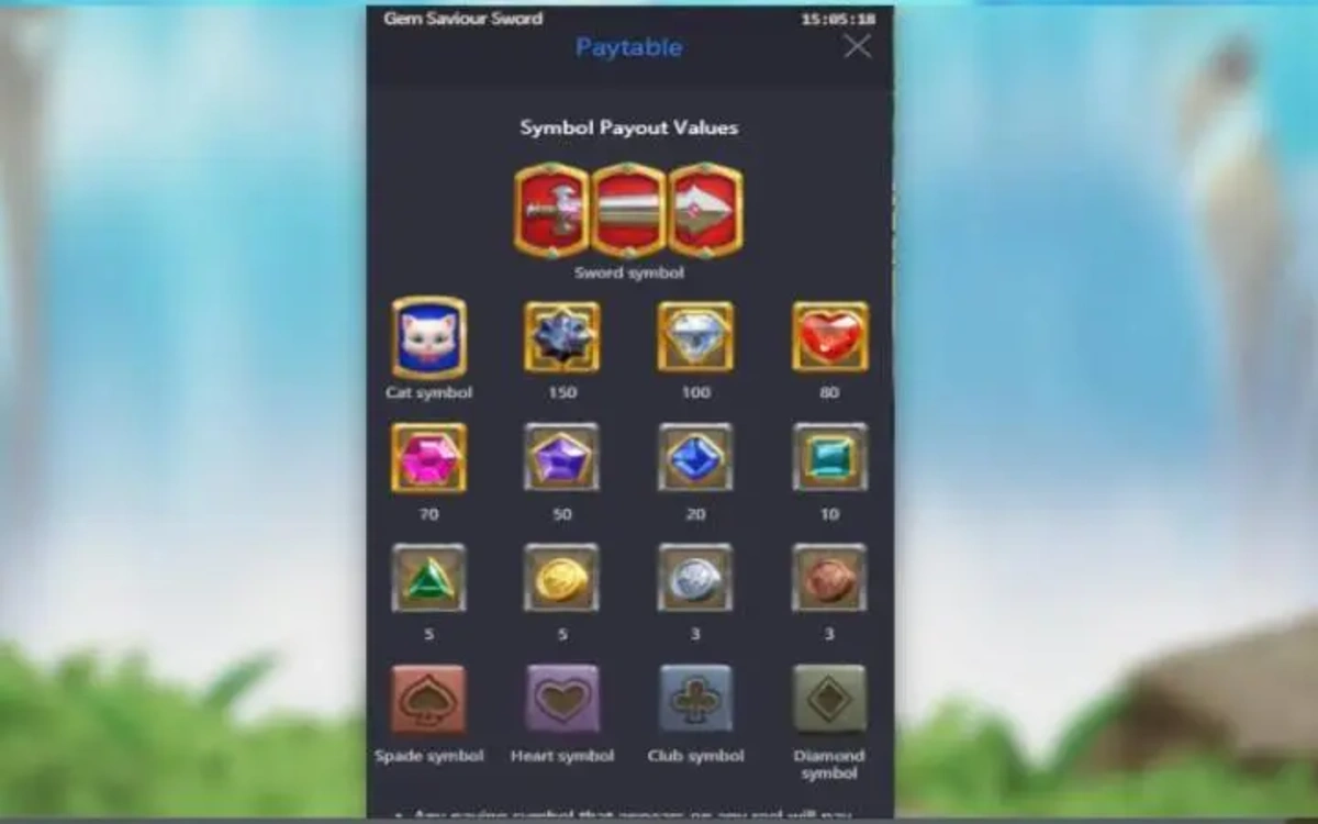 Gem Saviour Sword PG SLOT ฟีเจอร์ Wild พร้อมเอฟเฟกต์ดาบพลังงาน