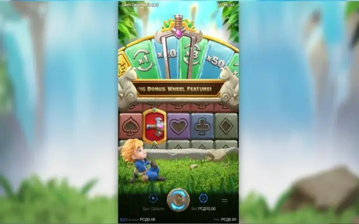 Gem Saviour Sword PG SLOT หน้าเกมรีล 5 แถวธีมอัญมณีเวทมนตร์