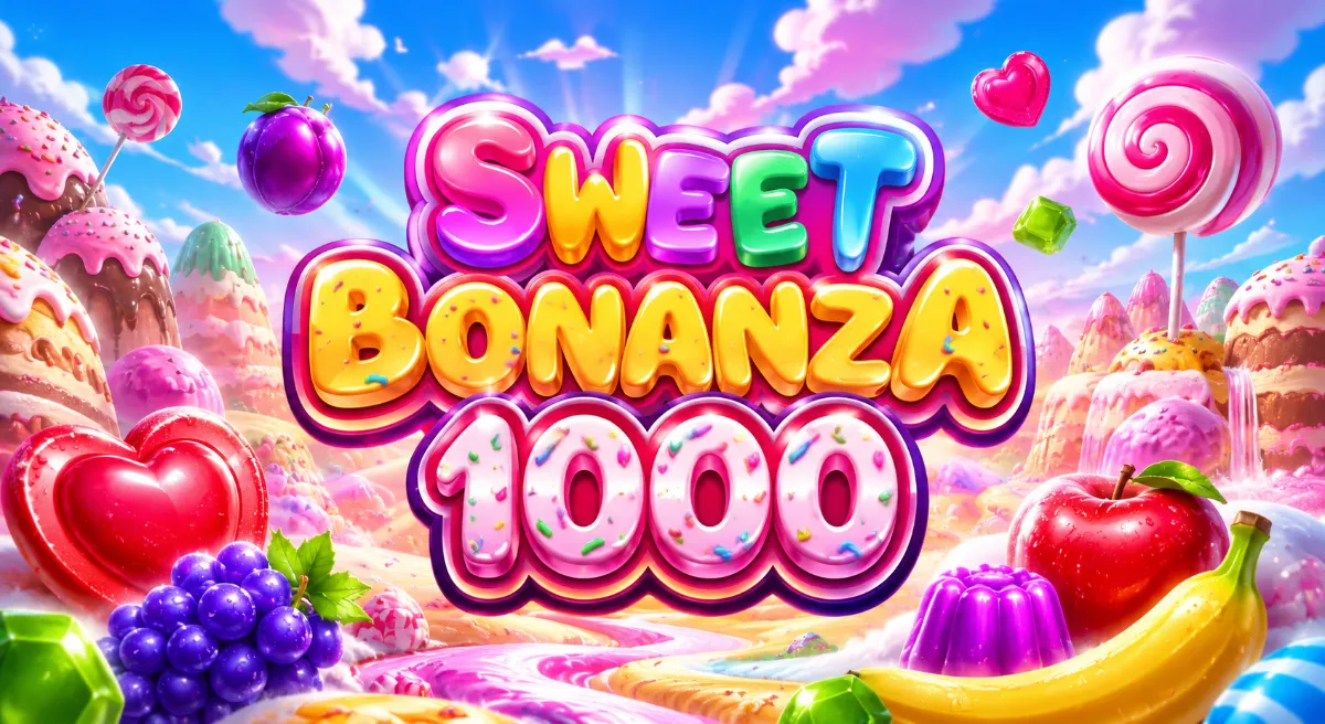ภาพปกเกม Sweet Bonanza 1000 สล็อตธีมขนมหวานและผลไม้จาก Pragmatic Play