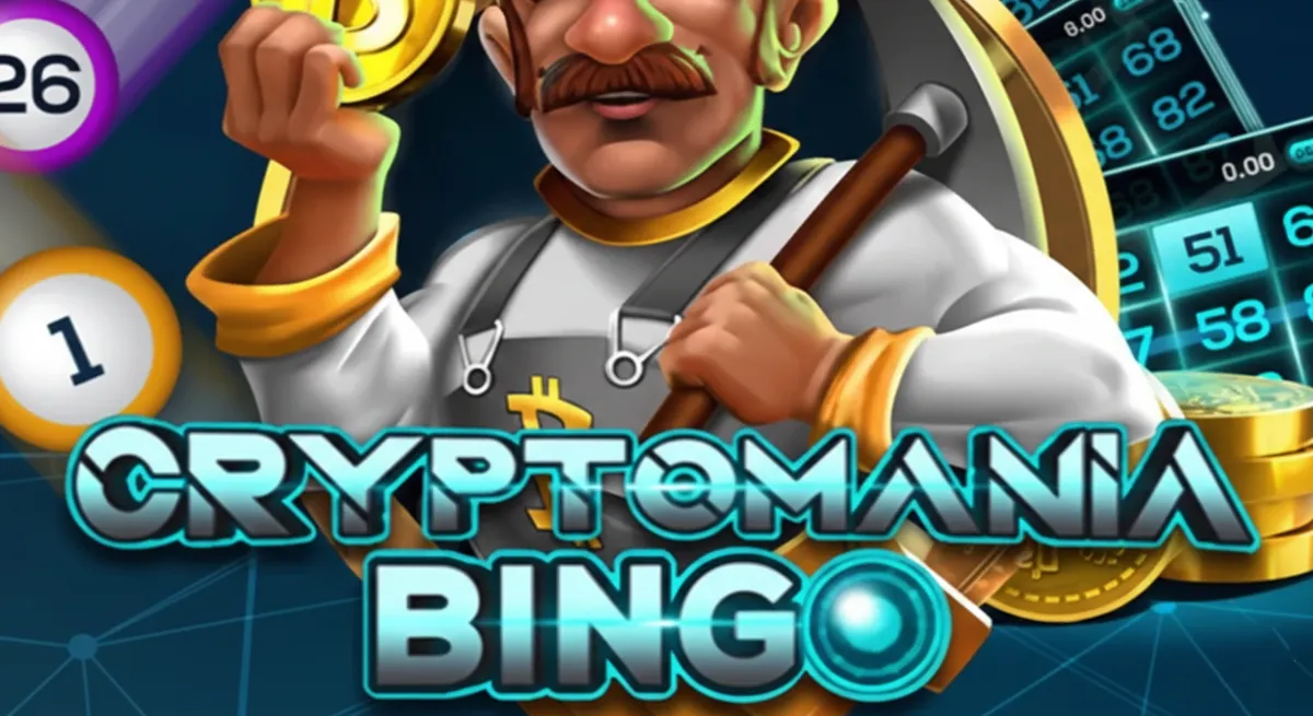 หน้ารีวิว Crypto Mania Bingo ธีมคริปโตและบรรยากาศเกมออนไลน์