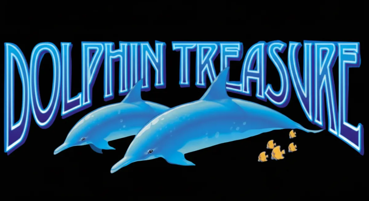 หน้ารีวิว Dolphin Treasure ธีมโลกใต้ทะเลและโทนสีน้ำเงินสด