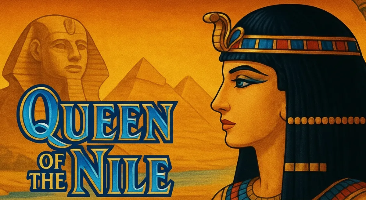 หน้ารีวิว Queen Of The Nile ธีมอียิปต์โบราณและบรรยากาศคลาสสิก