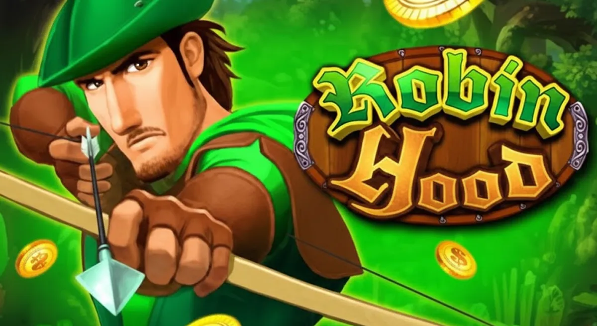 หน้ารีวิว Robin Hood ธีมผจญภัยยุคกลางและบรรยากาศคลาสสิก