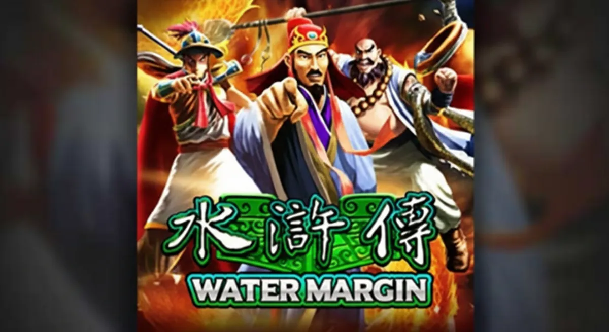 หน้ารีวิว Water Margin ธีมวรรณกรรมจีนและบรรยากาศการต่อสู้