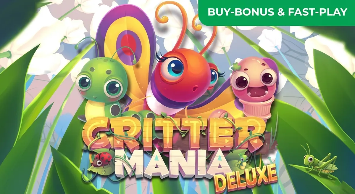 หน้ารีวิว Critter Mania Deluxe บรรยากาศสนุกและสีสันสดใส