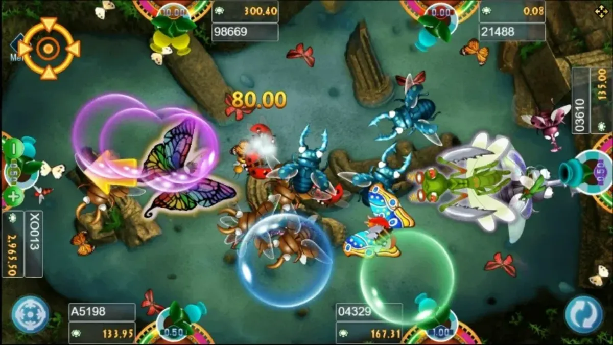 หน้าเกม Insect Paradise ธีมแมลงหลากสี บรรยากาศสวนธรรมชาติสดใส