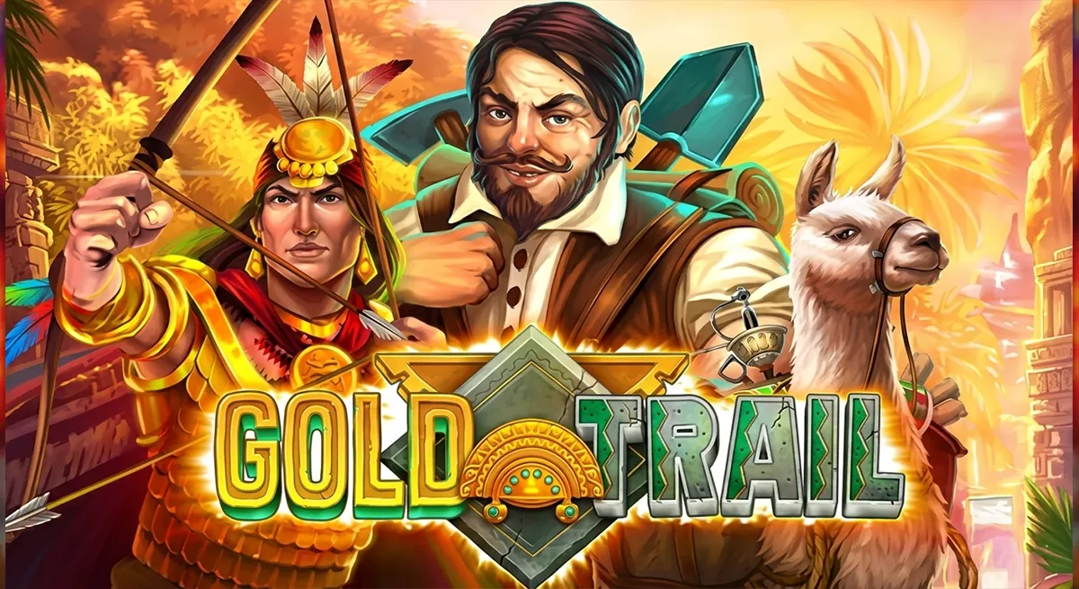 หน้ารีวิว Gold Trail แสดงฟีเจอร์โบนัสและรายละเอียดเกมทั้งหมด