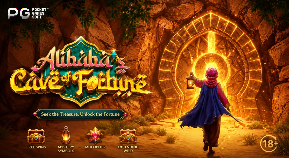 Alibaba's Cave of Fortune PGSLOT เกมสล็อตถ้ำสมบัติอาหรับจาก PG Soft