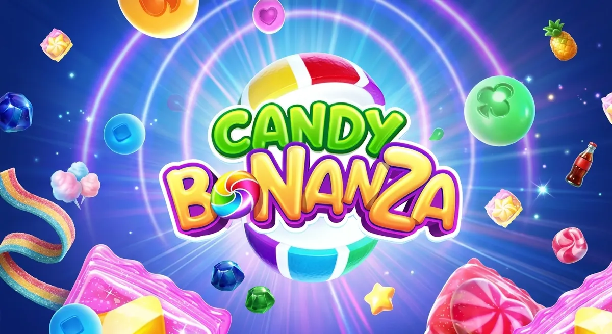 Candy Bonanza PGSLOT สล็อตลูกกวาดแตกง่ายโบนัสฟรีสปิน