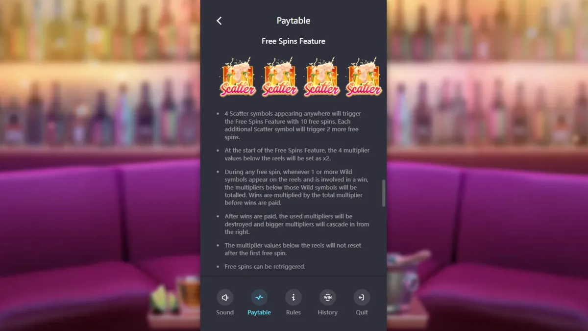 Cocktail Nights PGSLOT เกมสล็อตธีมค็อกเทลสุดหรู พร้อมสัญลักษณ์พิเศษและรอบโบนัส