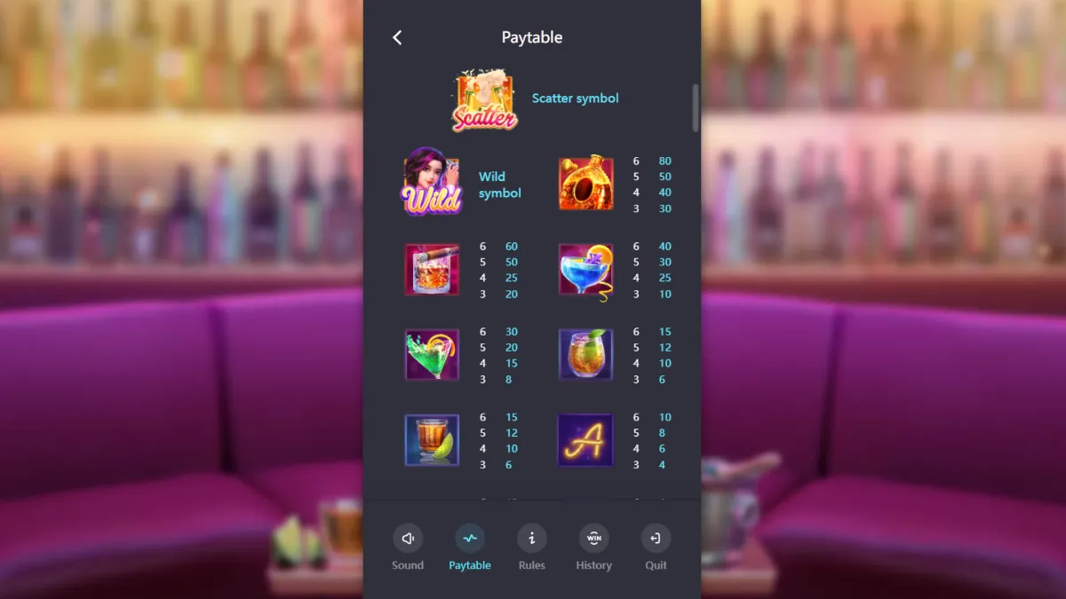 Cocktail Nights PG SLOT สล็อตบรรยากาศกลางคืนกับรางวัลพิเศษบนรีล