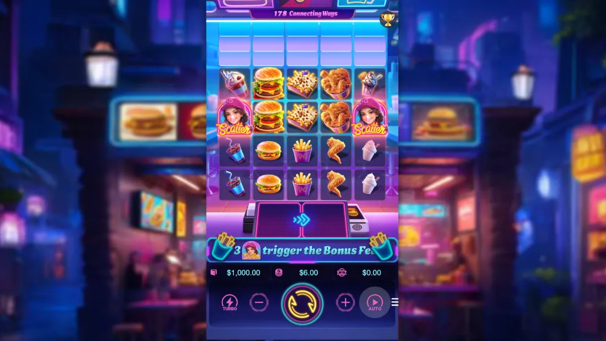 Diner Frenzy Spins slot-gameplay