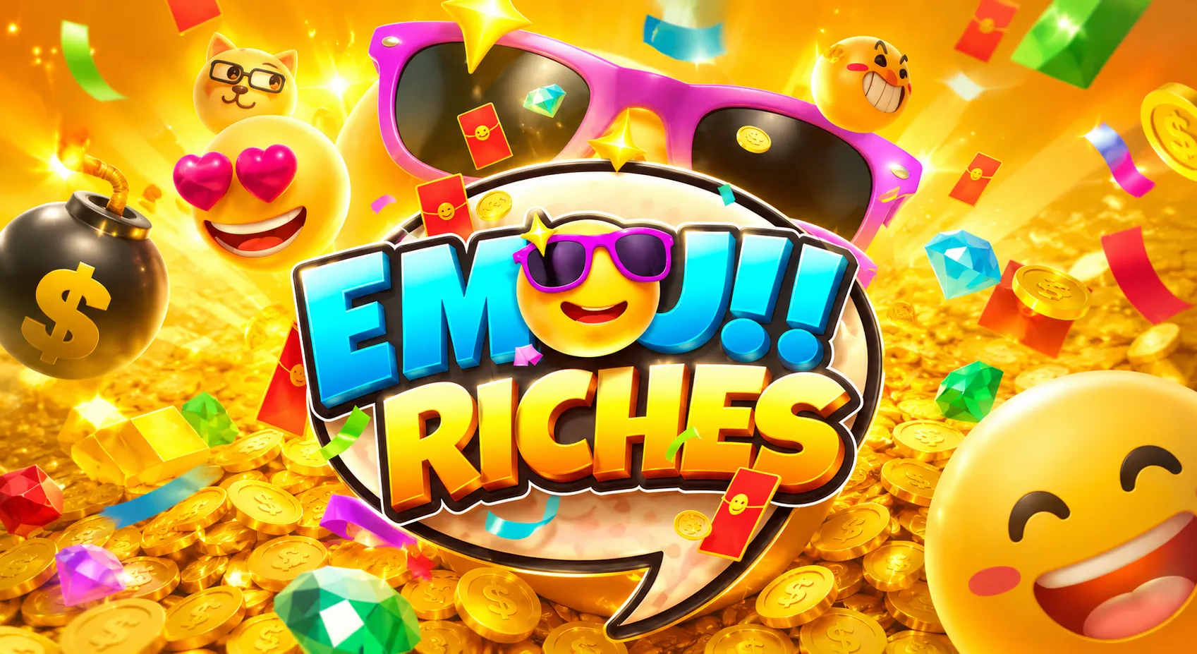 Emoji Riches PGSLOT สล็อตอิโมจิแตกง่ายโบนัสฟรีสปิน