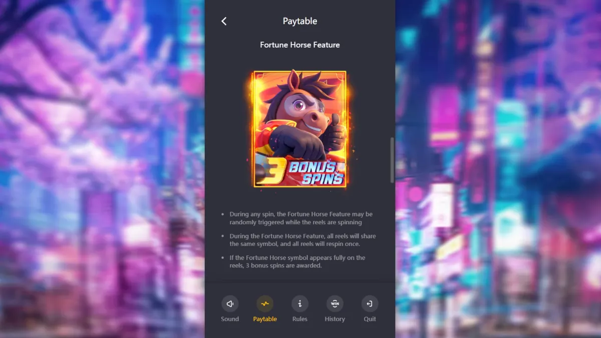 รีวิว Fortune Horse PGSLOT เกมสล็อตมงคลที่โดดเด่นด้วยสัญลักษณ์ม้านำโชค