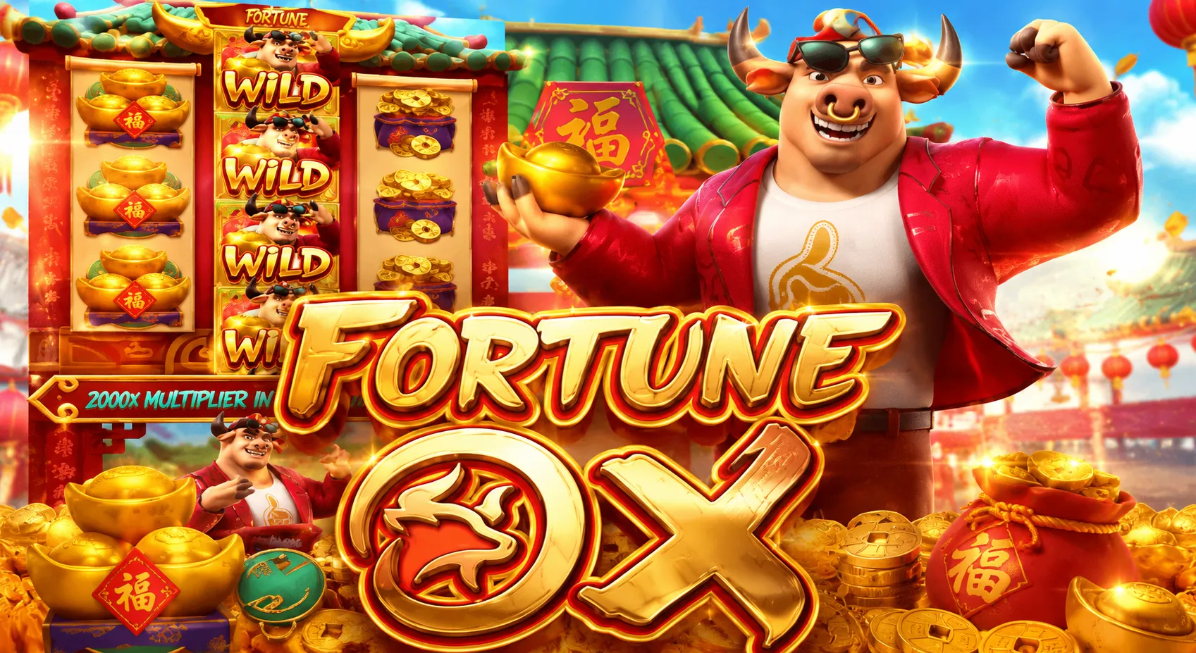Fortune Ox PGSLOT สล็อตวัวทองแตกง่ายโบนัสคูณรางวัล