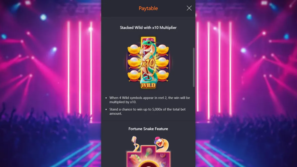 โบนัสพิเศษ Fortune Snake PGSLOT ธีมงูนำโชคและสมบัติล้ำค่าแห่งความมั่งคั่ง