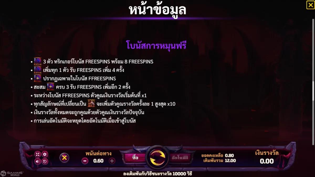 วิธีเล่นสล็อต God Of The Underworld จาก SLOTXO ทดลองเล่นฟรี ดูอัตราการจ่ายและโอกาสชนะก่อนเดิมพัน