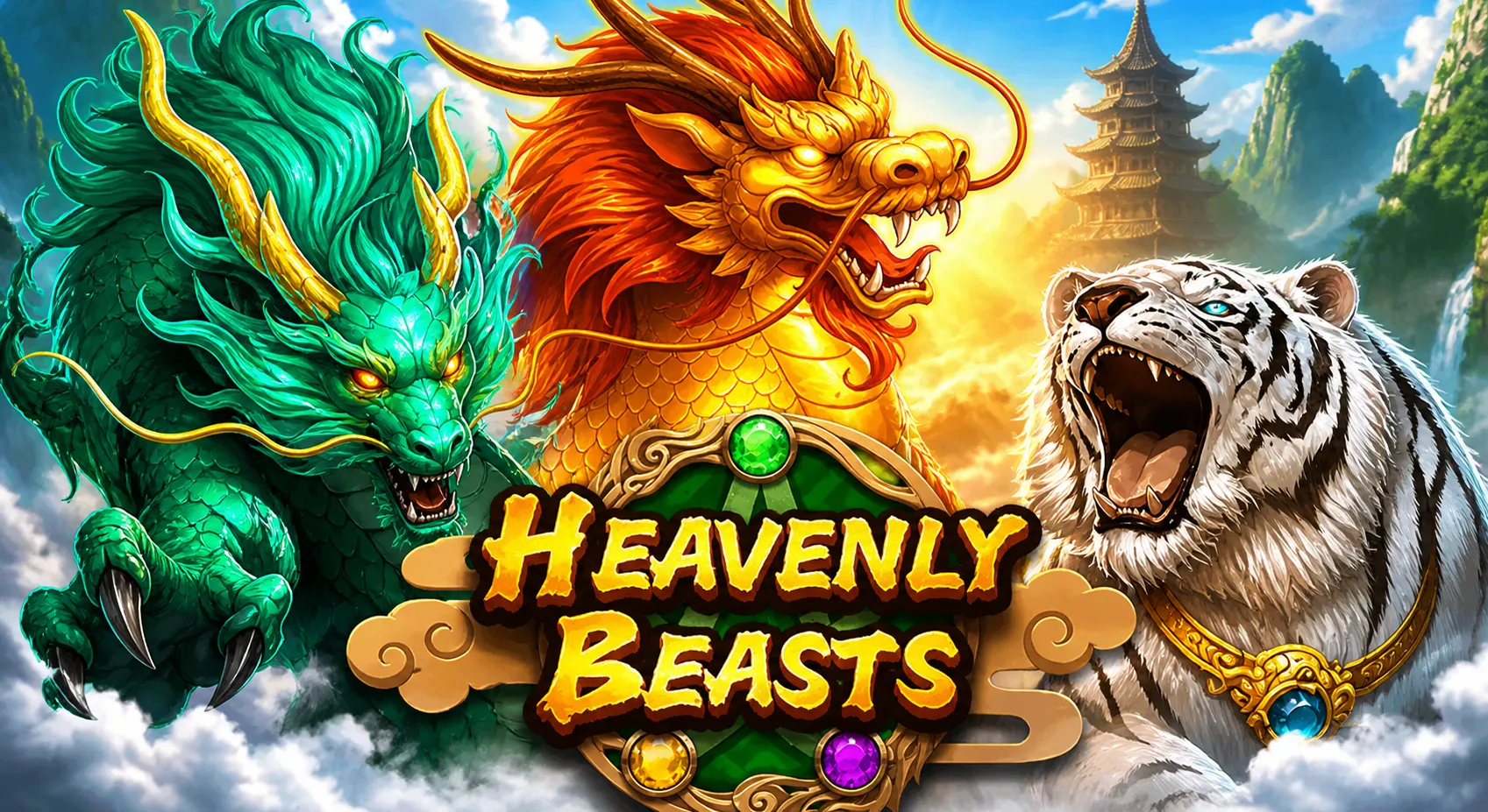 รีวิวสล็อต SLOTXO เกม Heavenly Beasts ทดลองเล่นฟรี ธีมสัตว์ศักดิ์สิทธิ์ โบนัสแตกง่าย พร้อมสูตรและเทคนิค